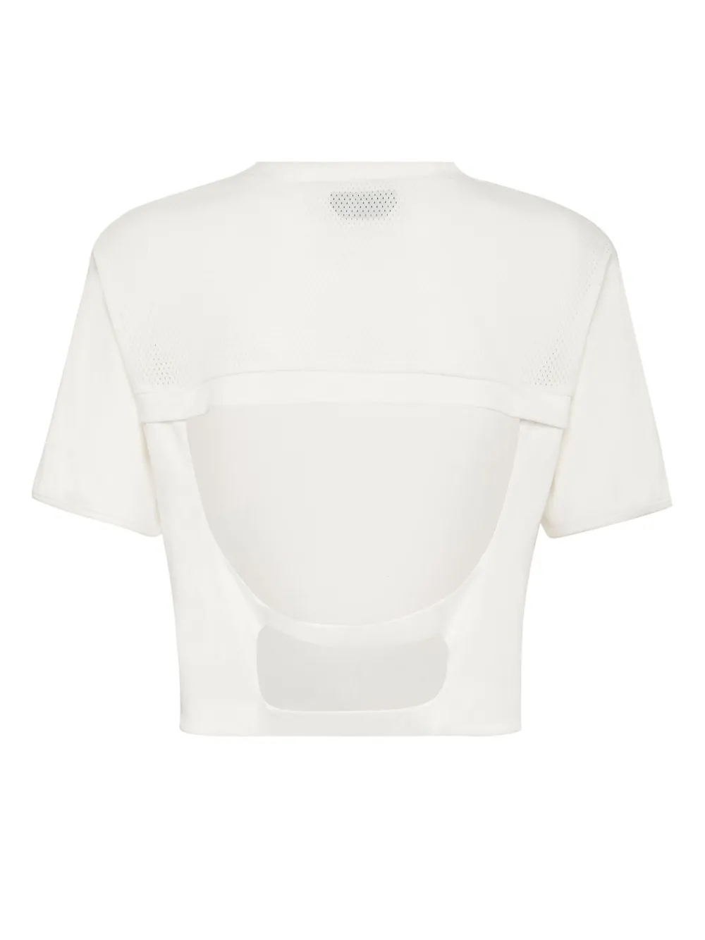 Plein Sport Cropped T-shirt Wit