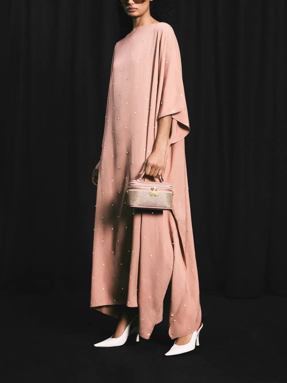 Stella McCartney Jurk verfraaid met stras Roze