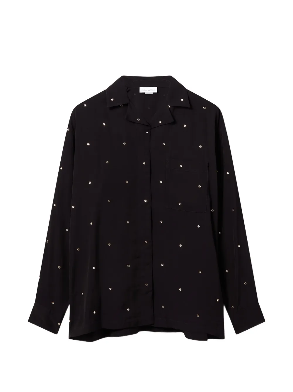 Stella McCartney crystal-embellished shirt - Black