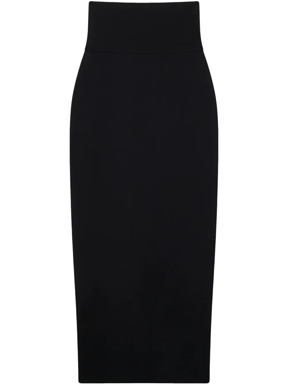 Stella McCartney knitted midi skirt – Black