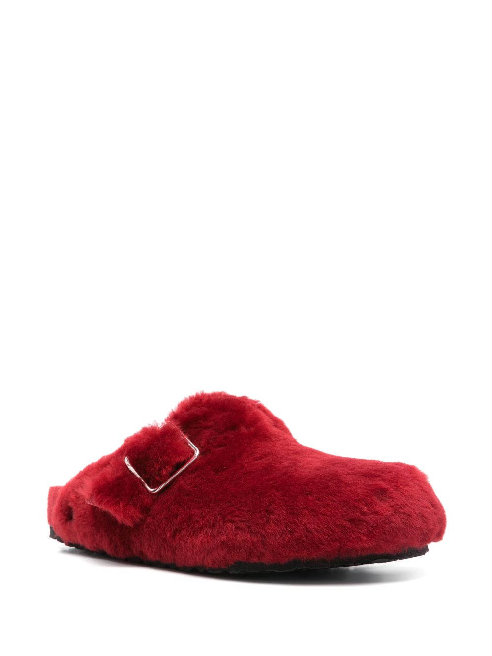 Birkenstock Boston 1774 shearling slippers - Rood