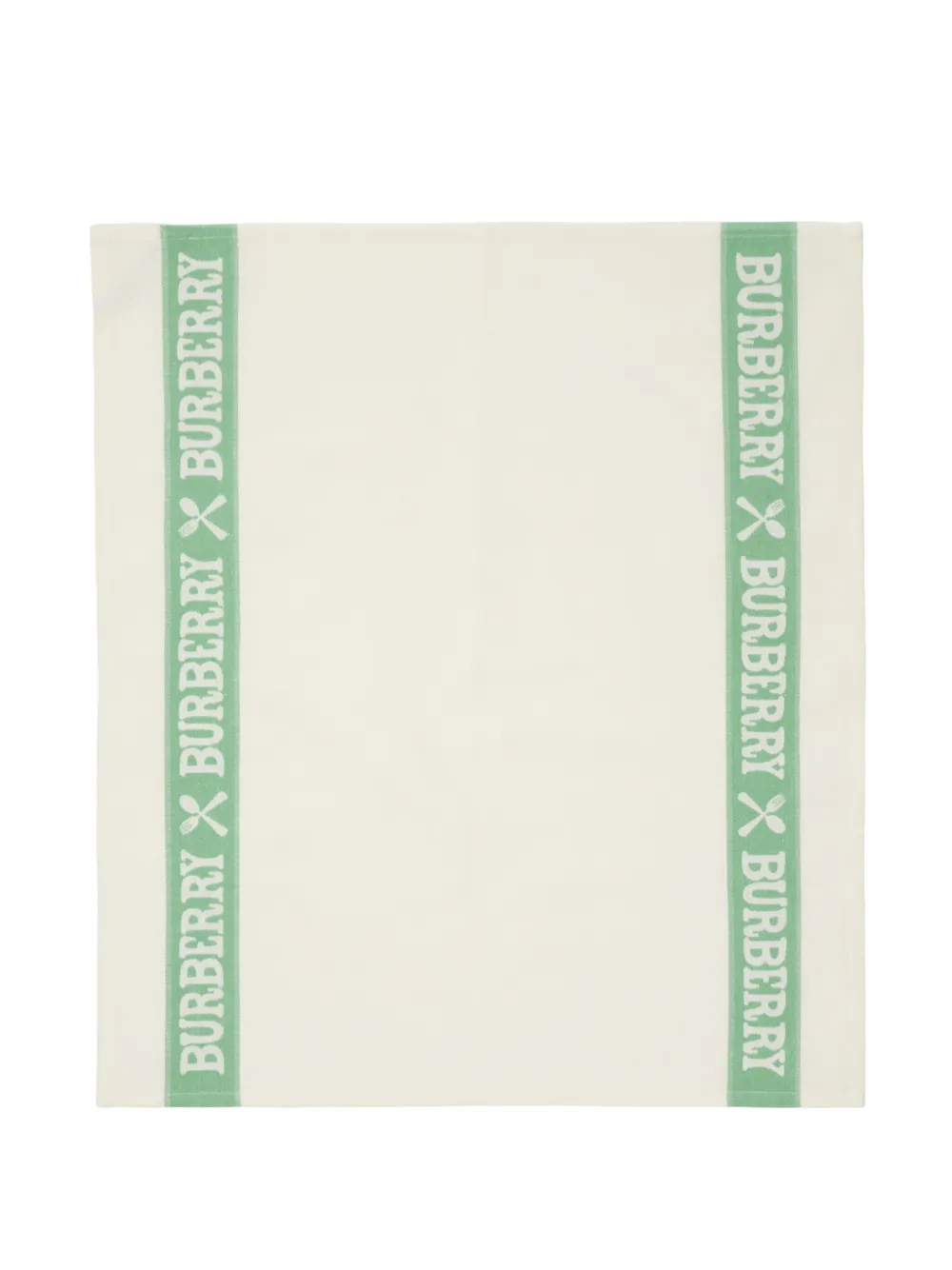 Burberry Recipe Tea Towel Set In Blue