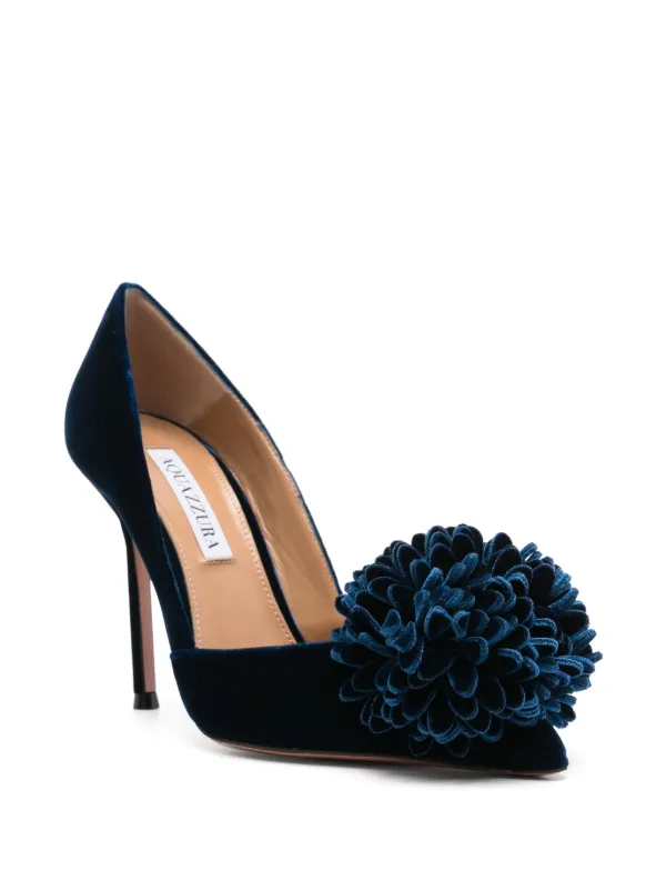 Aquazzura 105mm Couturier Pumps | Blue | FARFETCH HK