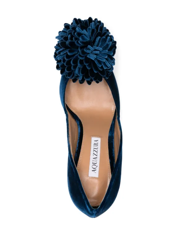 【送料&関税込】Aquazzura Couturier Pumps Aquazzura 105mm Couturier Pumps | Blue | FARFETCH JO