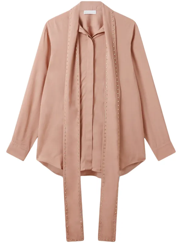 Stella McCartney Stud-embellished Trousers in Pink