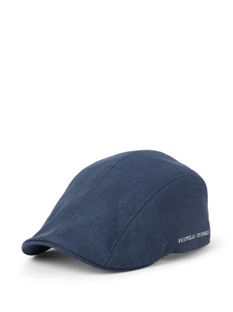 Brunello Cucinelli virgin wool flat cap