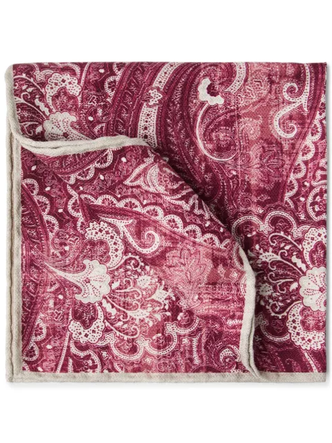 Brunello Cucinelli double-face pocket square