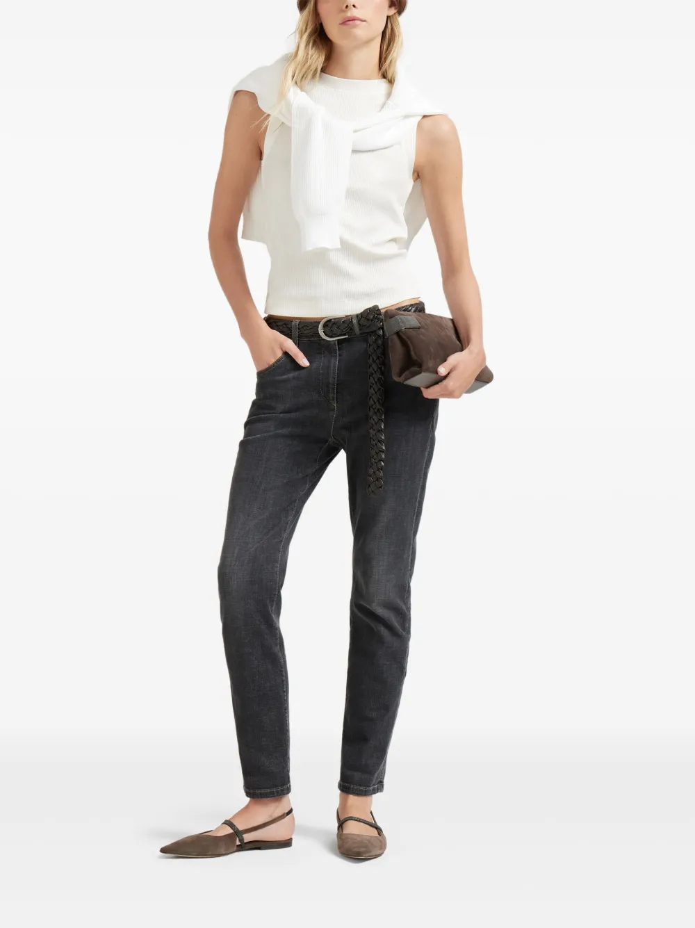 Brunello Cucinelli cotton sweater | Knitted Sweaters | Image 2