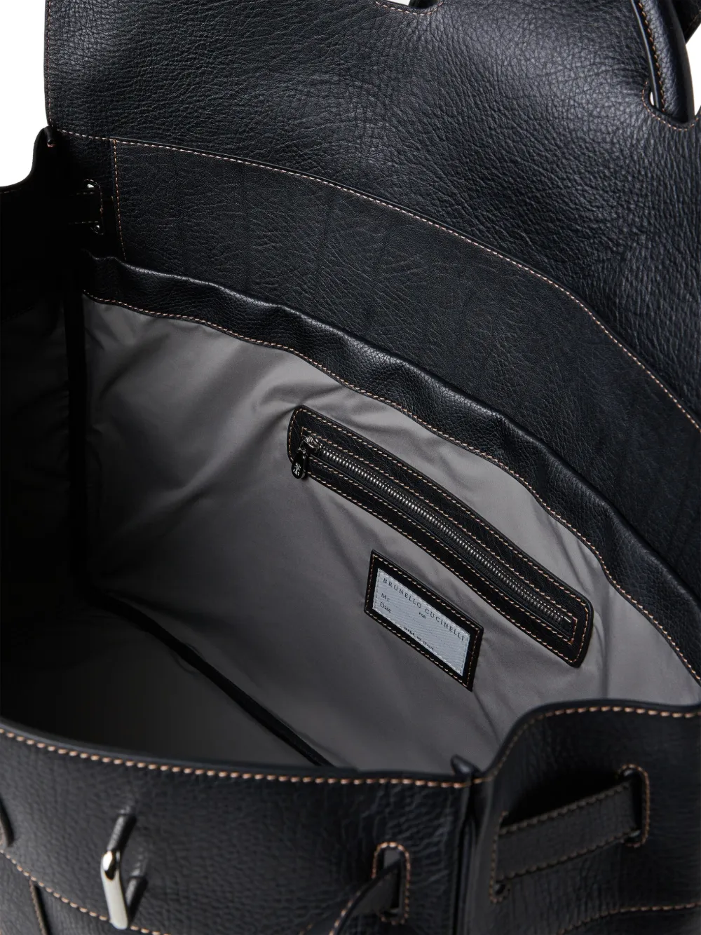 Brunello Cucinelli Weekender Country reistas Zwart
