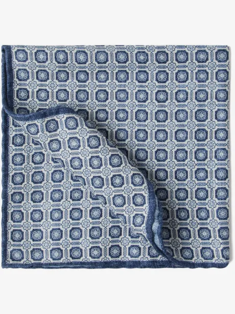 Brunello Cucinelli pattern-print pocket square