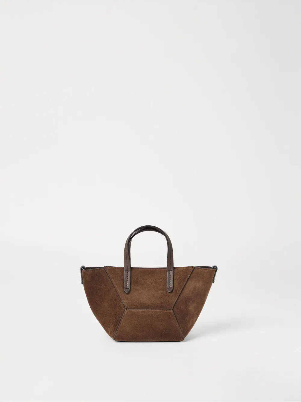 BRUNELLO CUCINELLI MINI BC DUO LEATHER CROSS BODY BAG