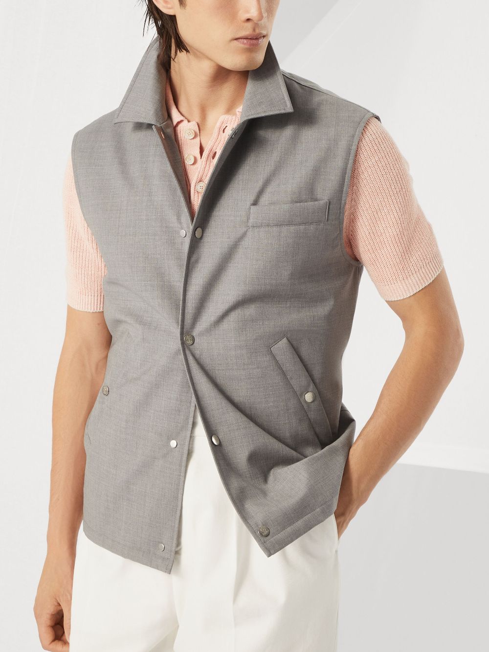 Brunello Cucinelli padded gilet Men