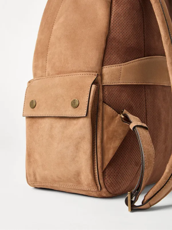 【福袋セール】の商品 Brunello FARFETCH | Brown | Backpack Suede Cucinelli バッグ