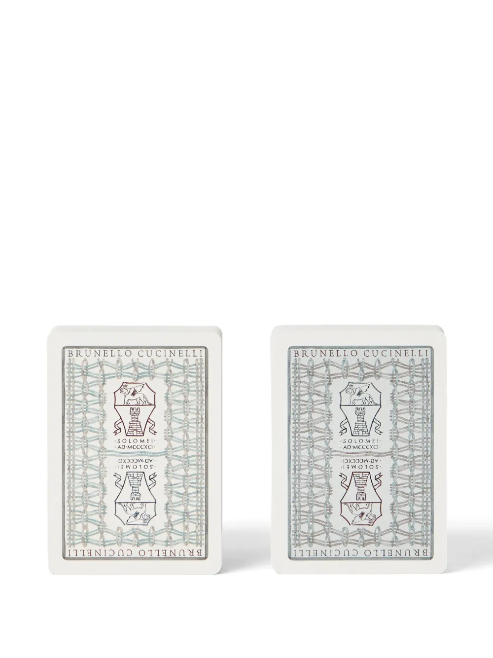 Brunello Cucinelli playing cards set | Brown | Image 1