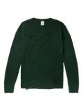 VETEMENTS distressed-effect wool sweater - Green