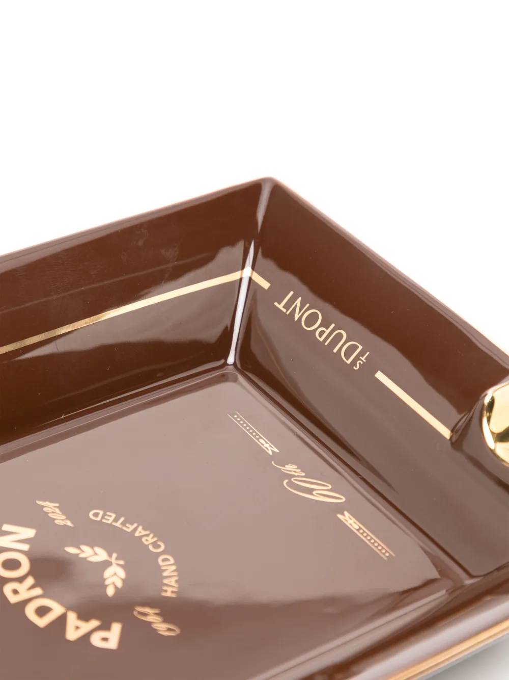 St Dupont Gold-tone Detailing Collectible In Brown