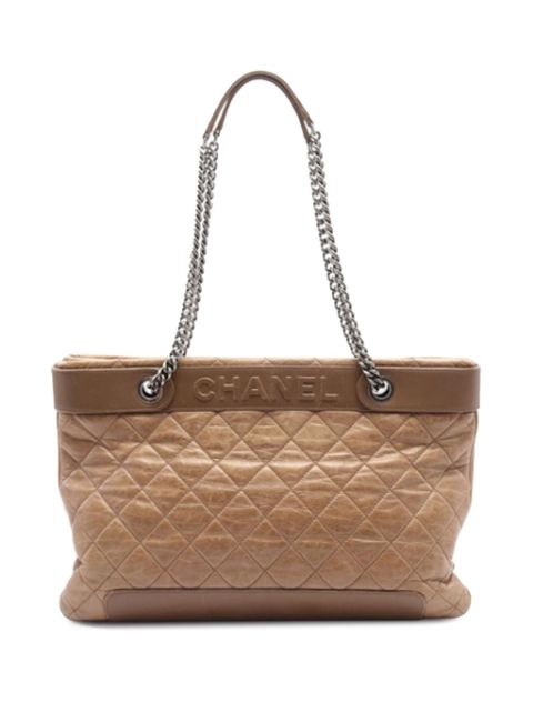 Cheap HOT SALE CHANEL 2012-2013 Quilted Crumpled Calfskin tote bag Women