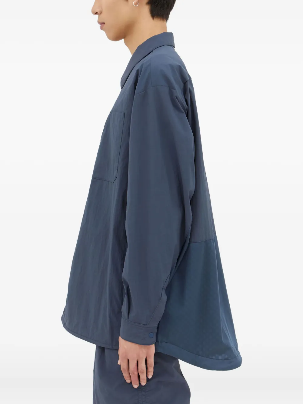 Dickies X Tokyo Design Collective Oversized Work Shirt In Blue