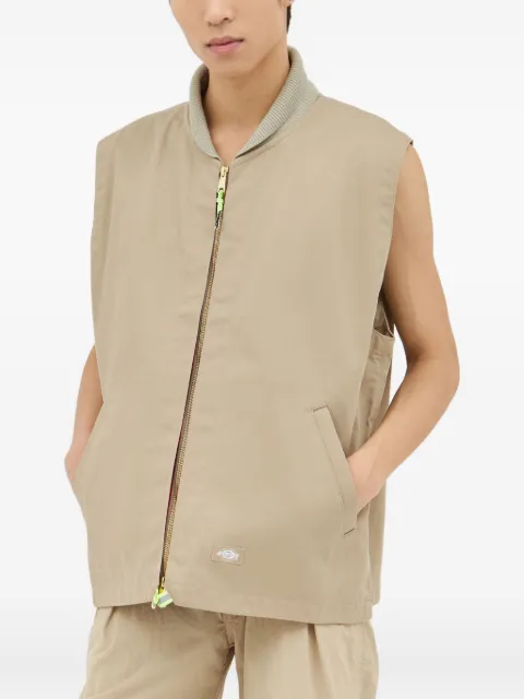 DICKIES zip-front sleeveless gilet