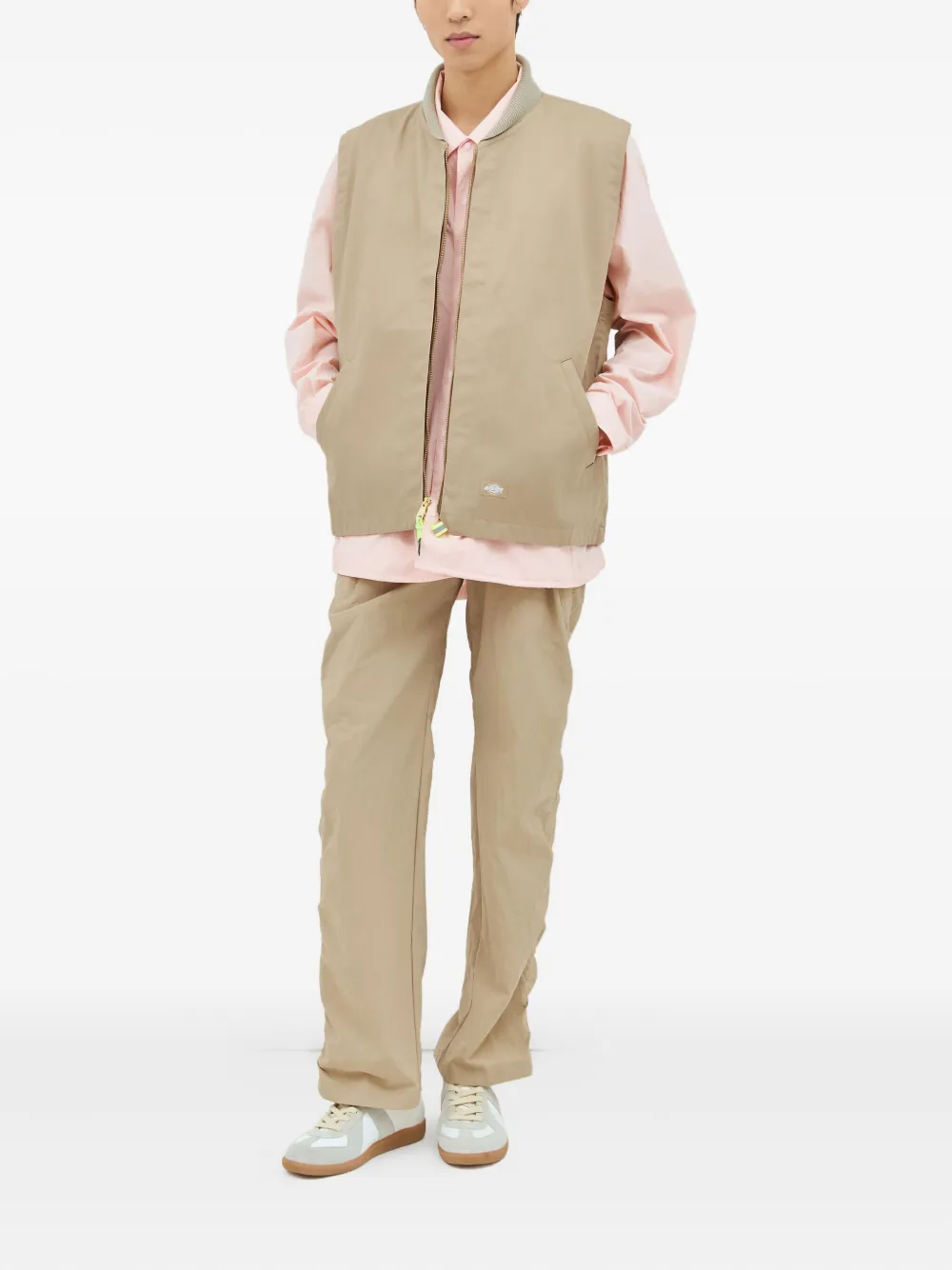 DICKIES Bodywarmer met rits Beige