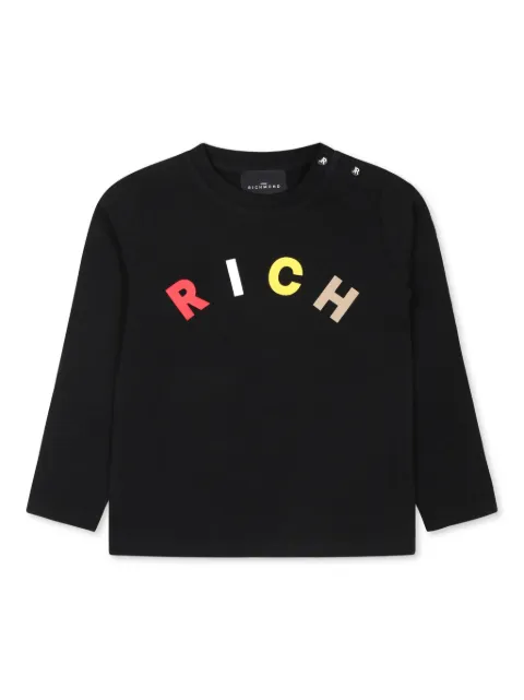 John Richmond Junior Moletom com estampa de logo