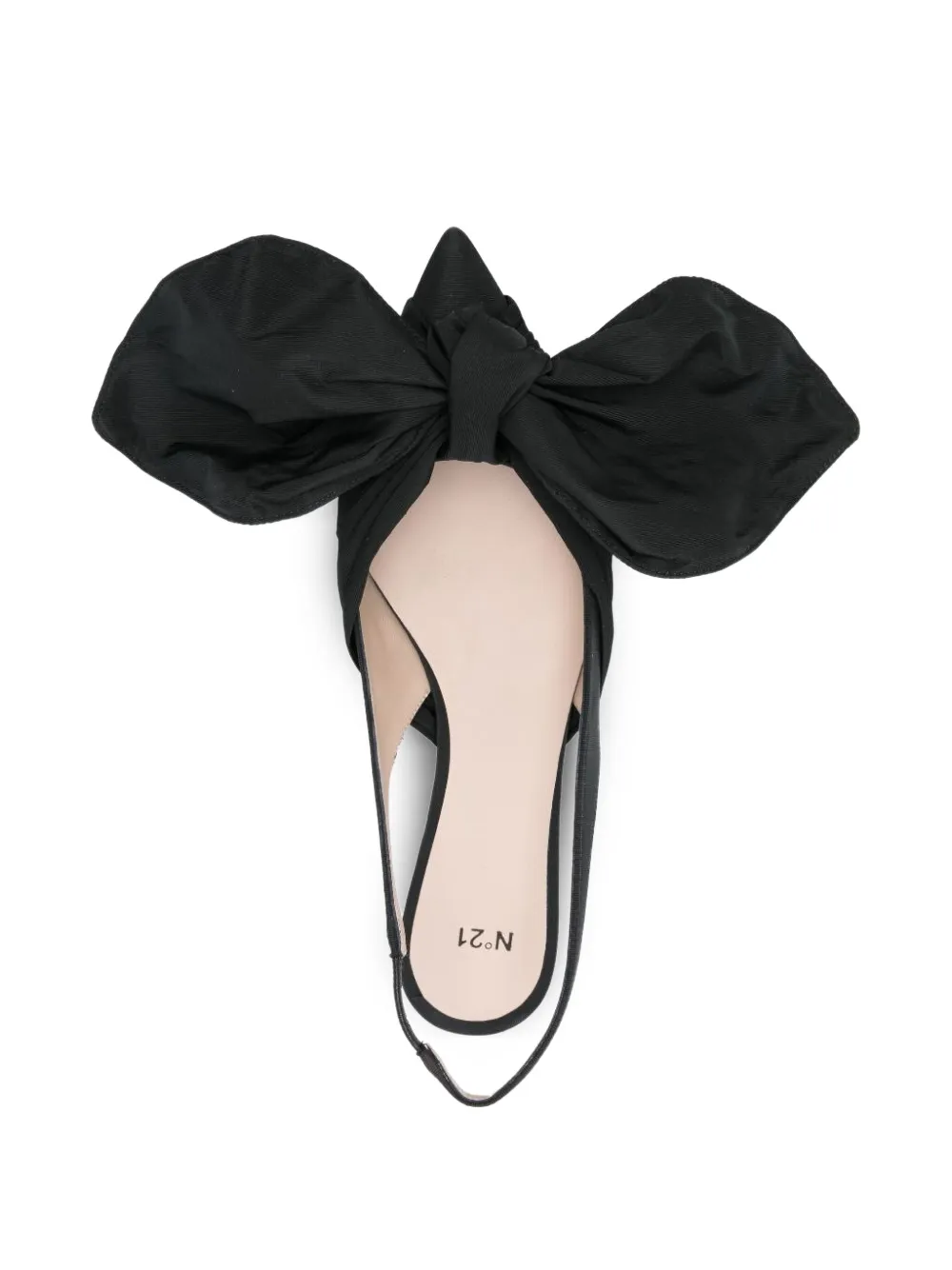 Nº21 Ballerina Slingback Black