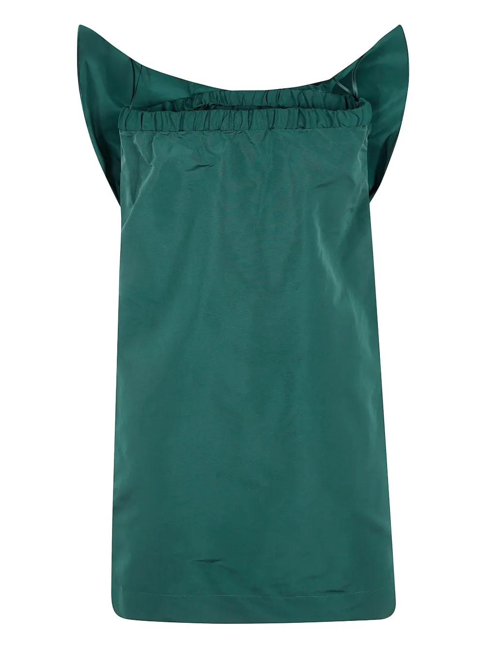 Nº21 Jurk met oversized strik - Groen