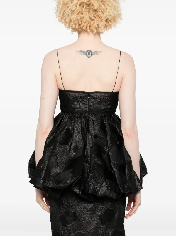 【Cecilie Bahnsen】ANETTE TOP Cecilie Bahnsen Anette Top | Black | FARFETCH