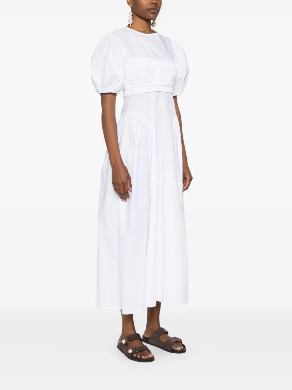 Cecilie Bahnsen Clementine Dress | White | FARFETCH