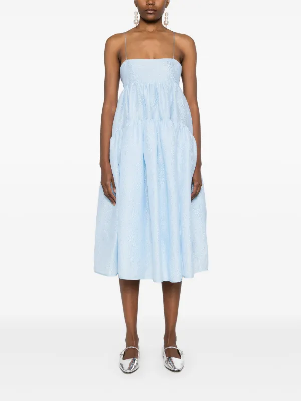 Cecilie Bahnsen Sofie Dress | Blue | FARFETCH JO