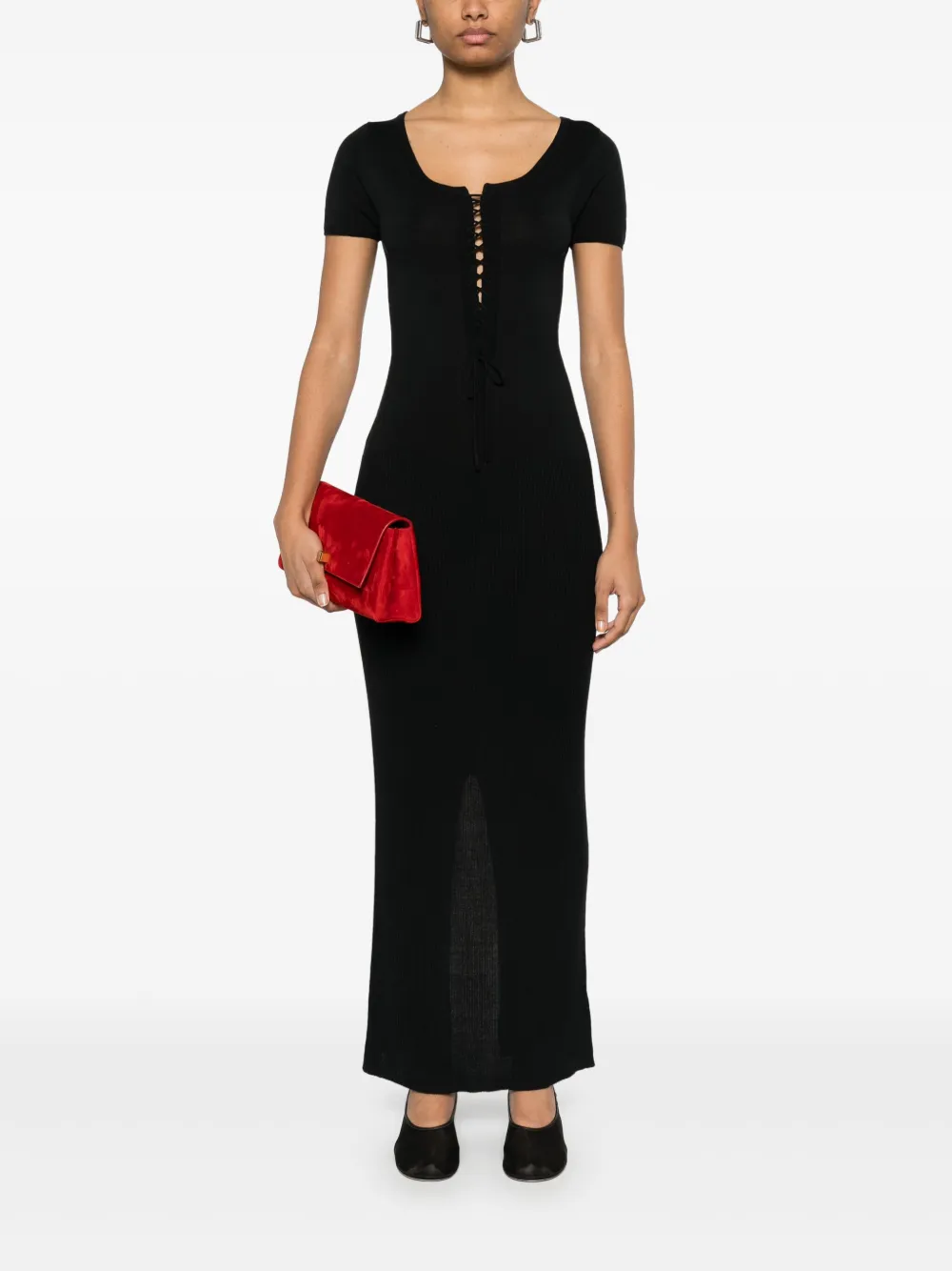 Judy Turner Judson midi-jurk - Zwart