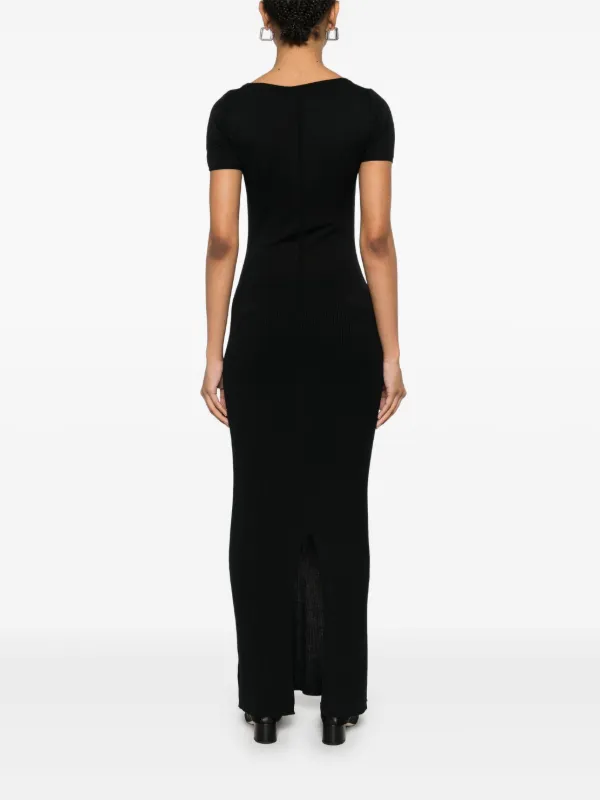 knee length dresses for ladies Anne Turner Black Bandage Belted Dress Black / Medium main image 1