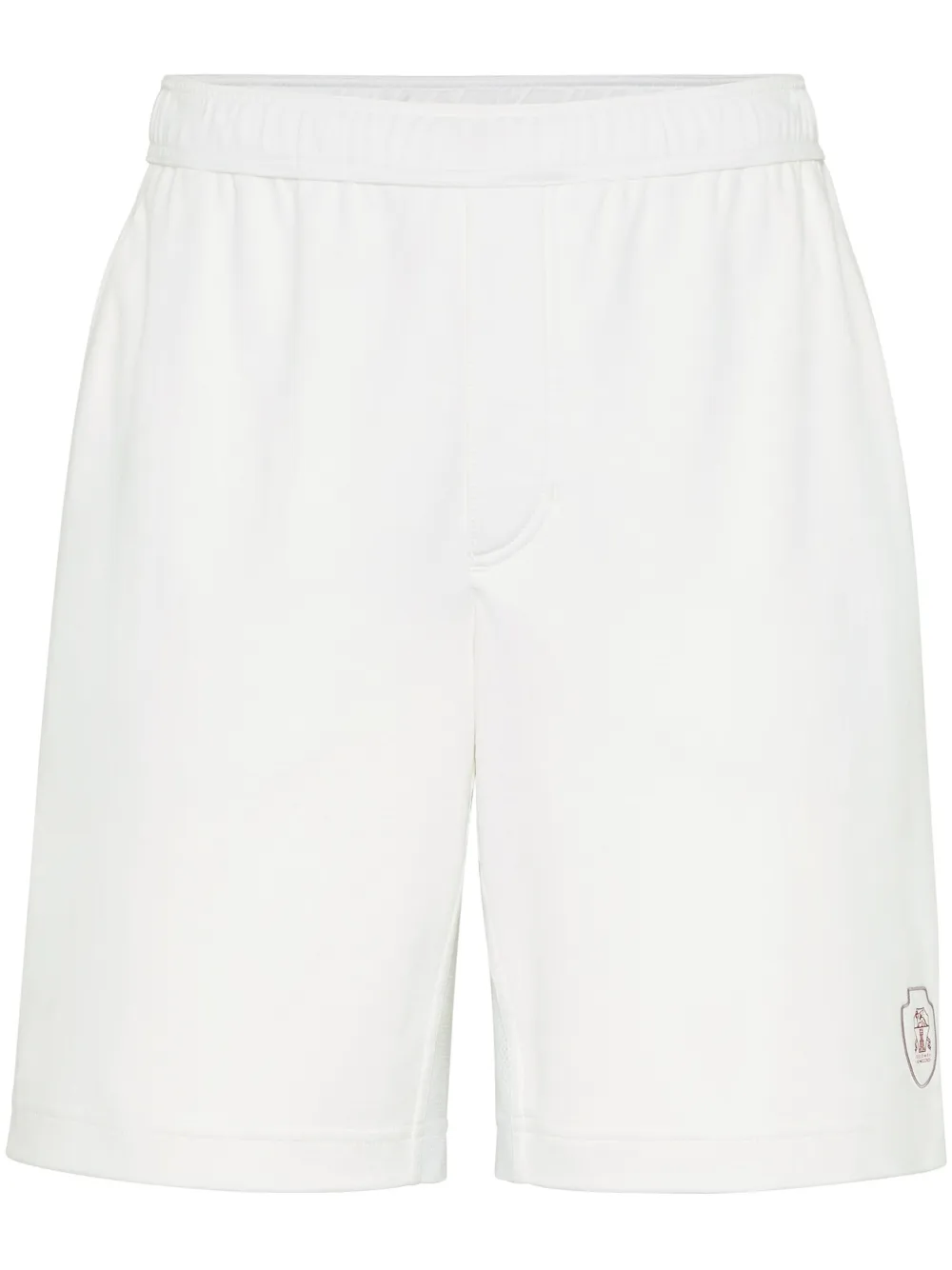 BRUNELLO CUCINELLI LOGO-EMBROIDERED SHORTS
