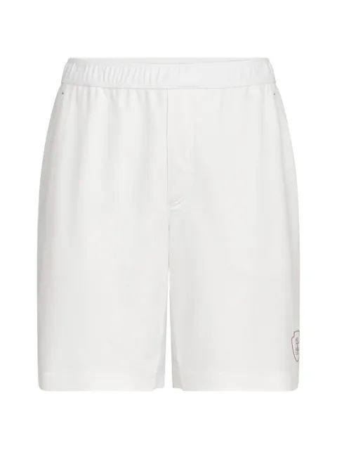 Brunello Cucinelli logo-embroidered shorts
