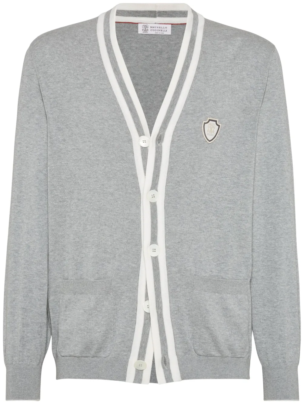 Brunello Cucinelli cotton cardigan | Grey | Image 1