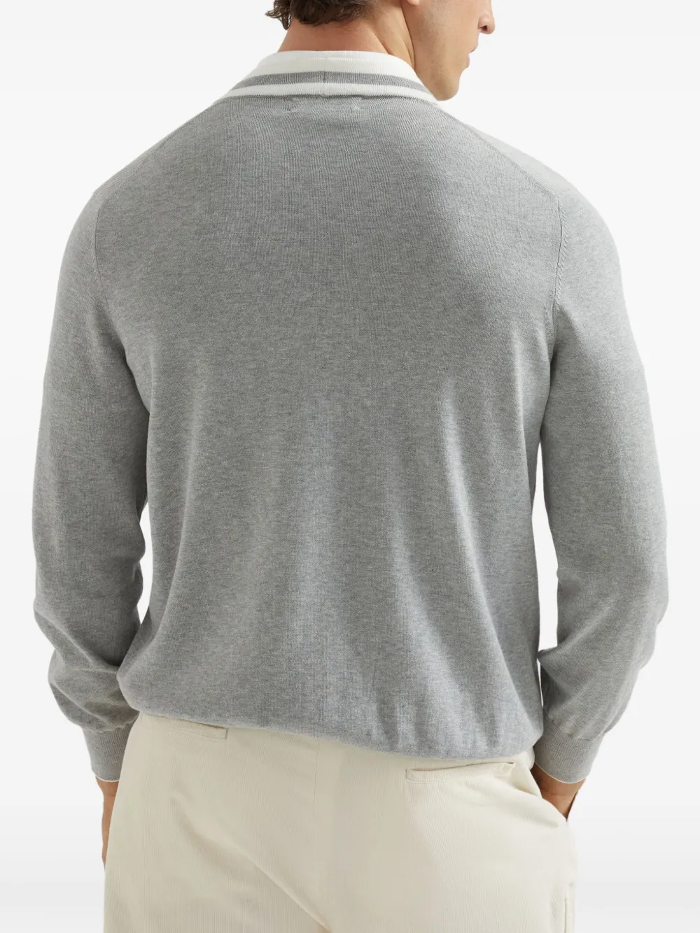 Brunello Cucinelli Katoenen vest Grijs