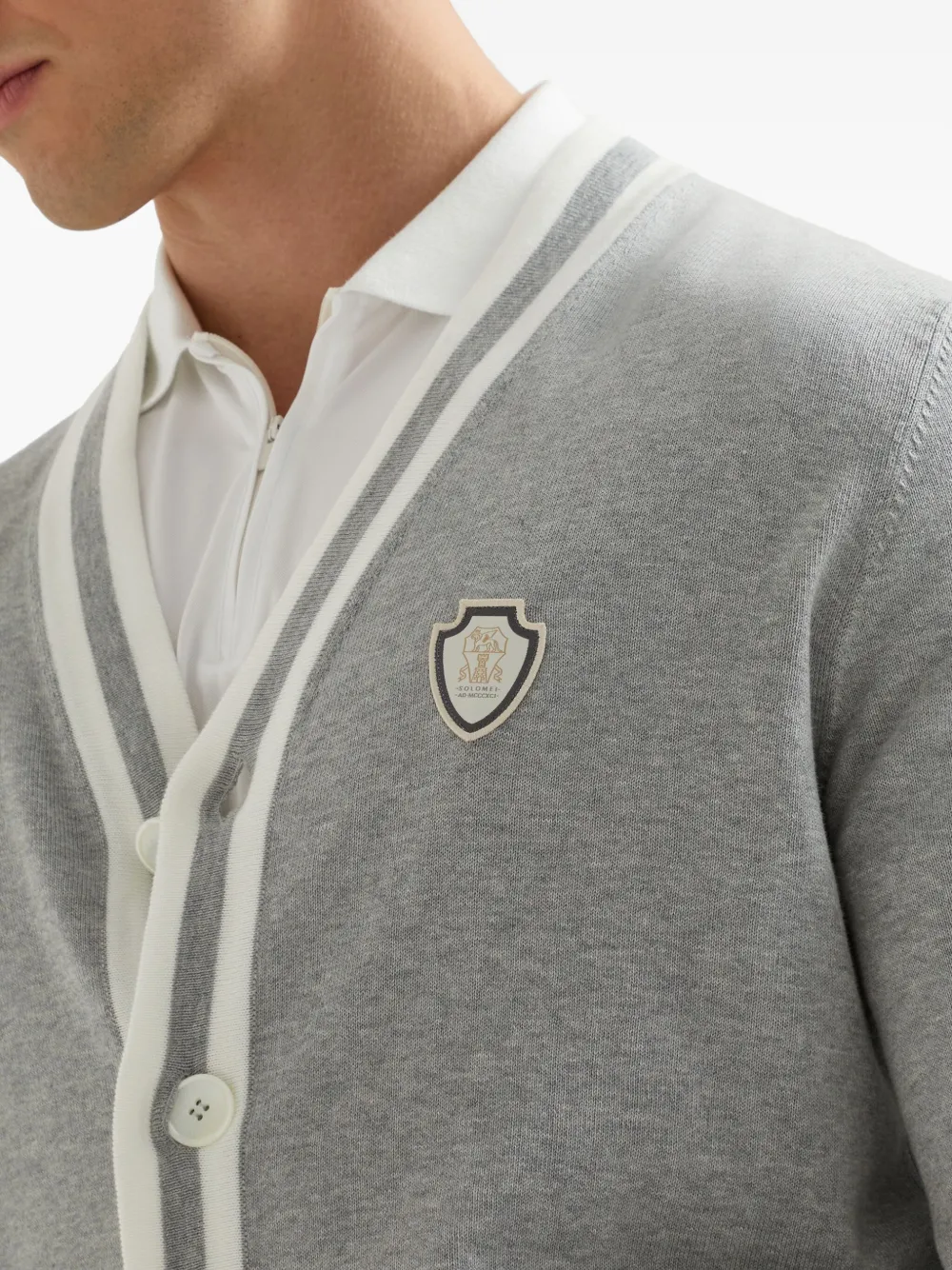 Brunello Cucinelli Katoenen vest Grijs