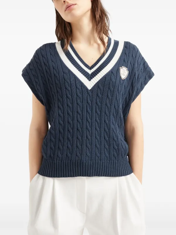 Brunello Cucinelli コットントップ | ブルー | FARFETCH JP