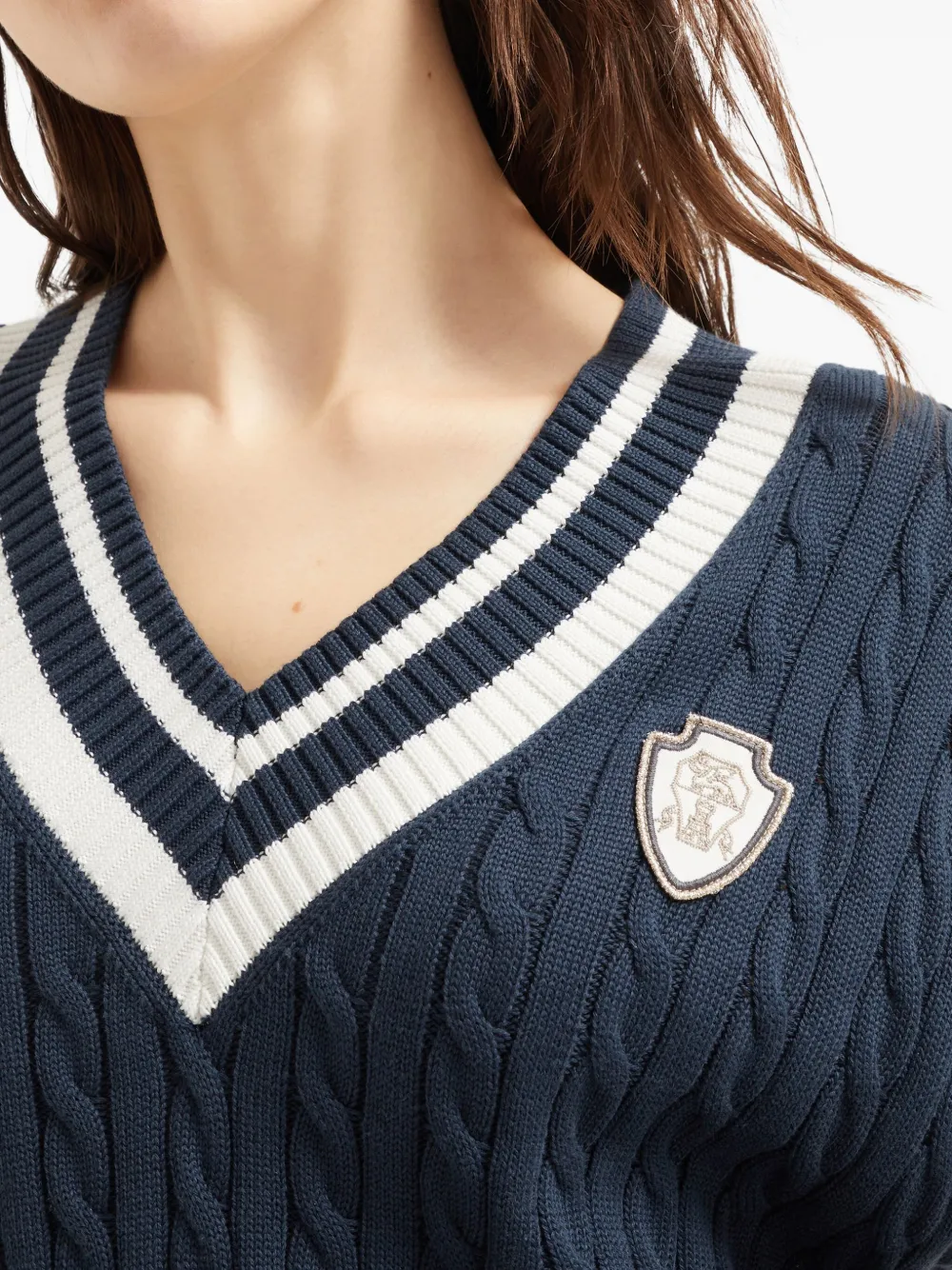 Brunello Cucinelli Katoenen gilet Blauw
