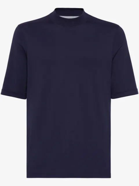 Brunello Cucinelli cotton mock-neck t-shirt 