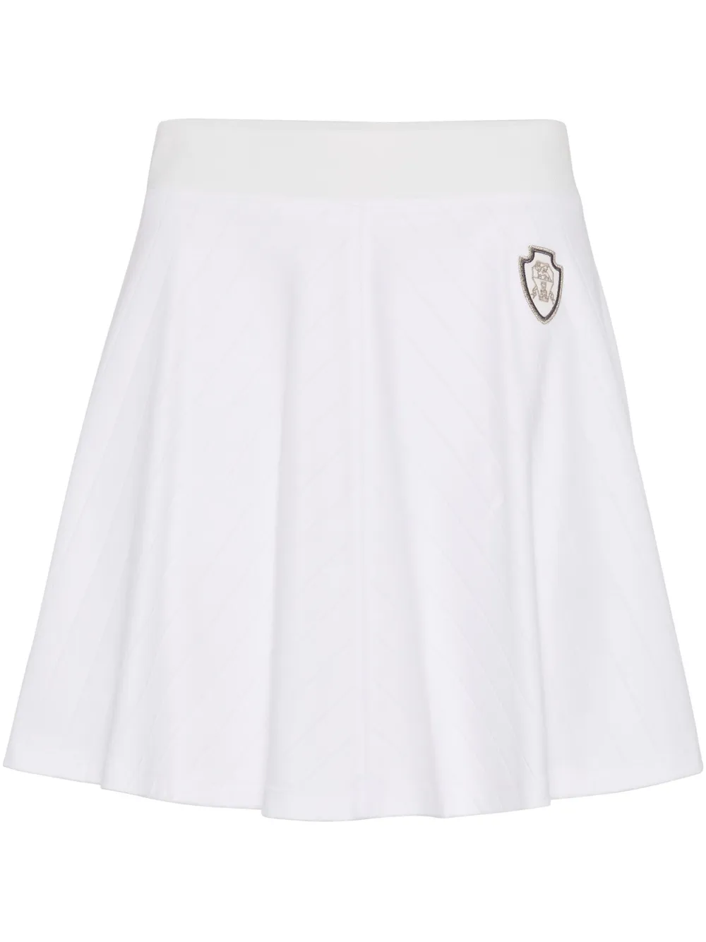 Brunello Cucinelli falda con pliegues | blanco | Image 1