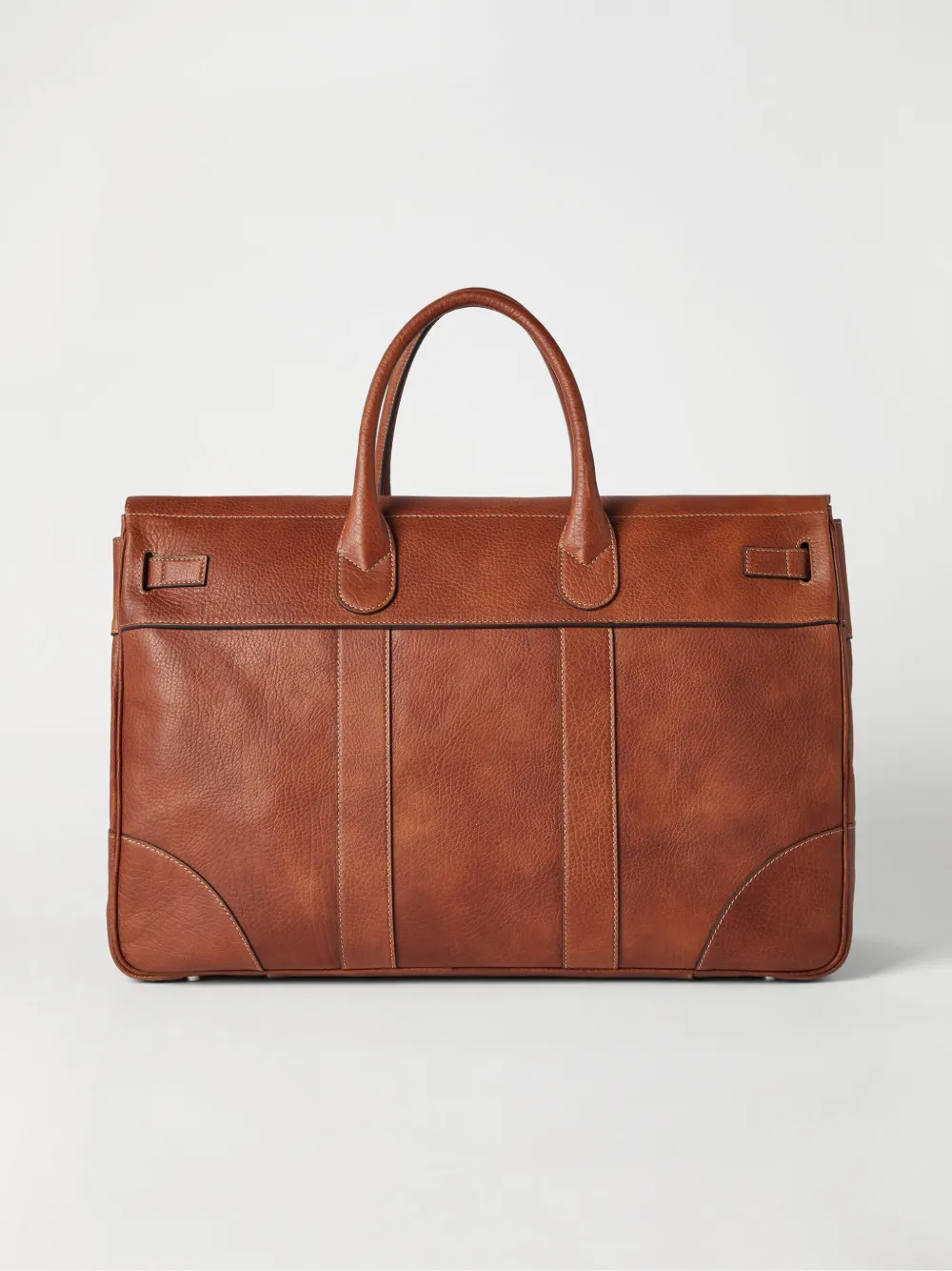 Brunello Cucinelli Weekender Country reistas Bruin