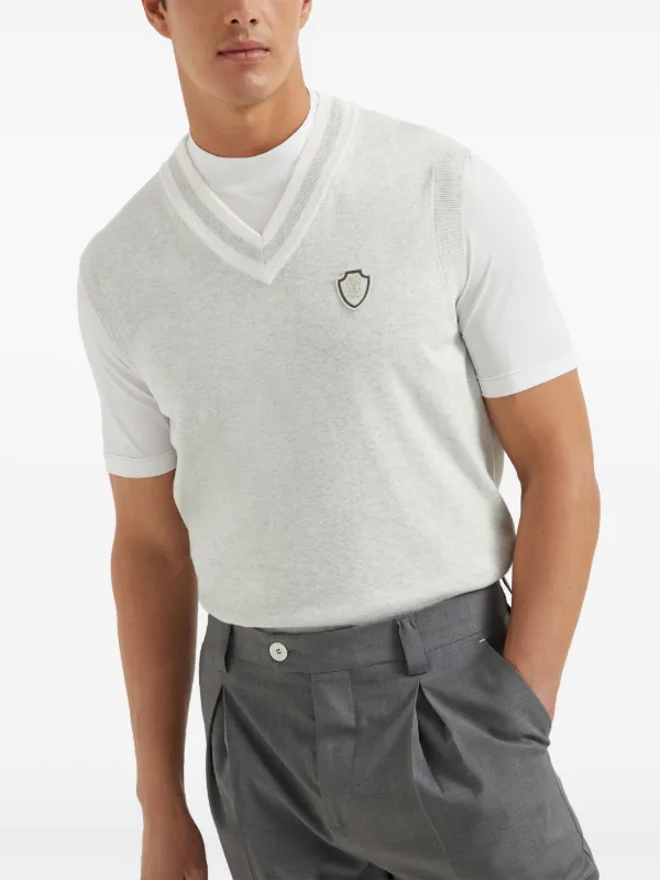 Brunello Cucinelli コットントップ | グレー | FARFETCH JP