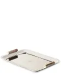 Brunello Cucinelli logo-engraved serving tray - Grey