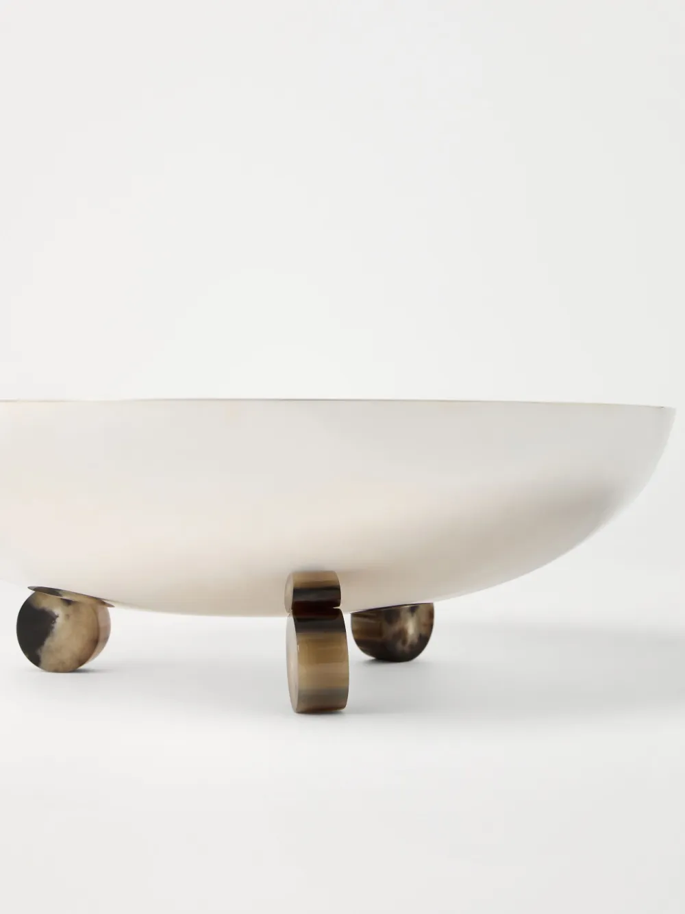 Brunello Cucinelli Silver-plated Steel Bowl In Grey