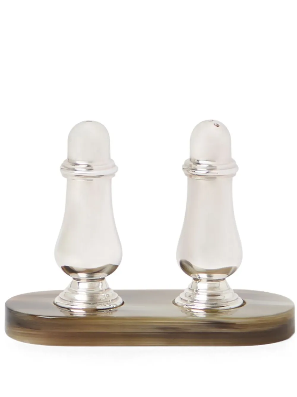 Brunello Cucinelli ribbed-detail salt and pepper mill set | Brown | Image 1