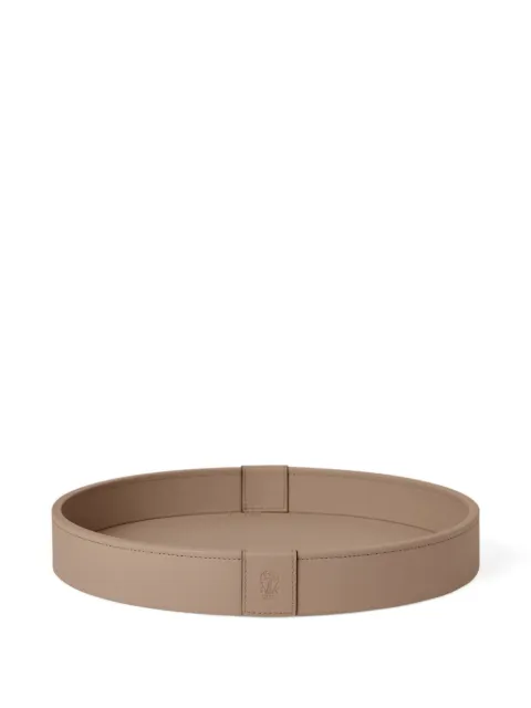 Brunello Cucinelli leather round tray