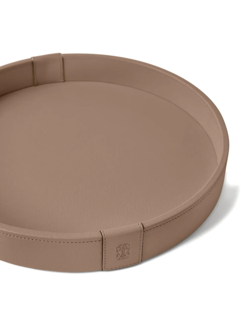 Brunello Cucinelli leather round tray | Tableware | Image 2