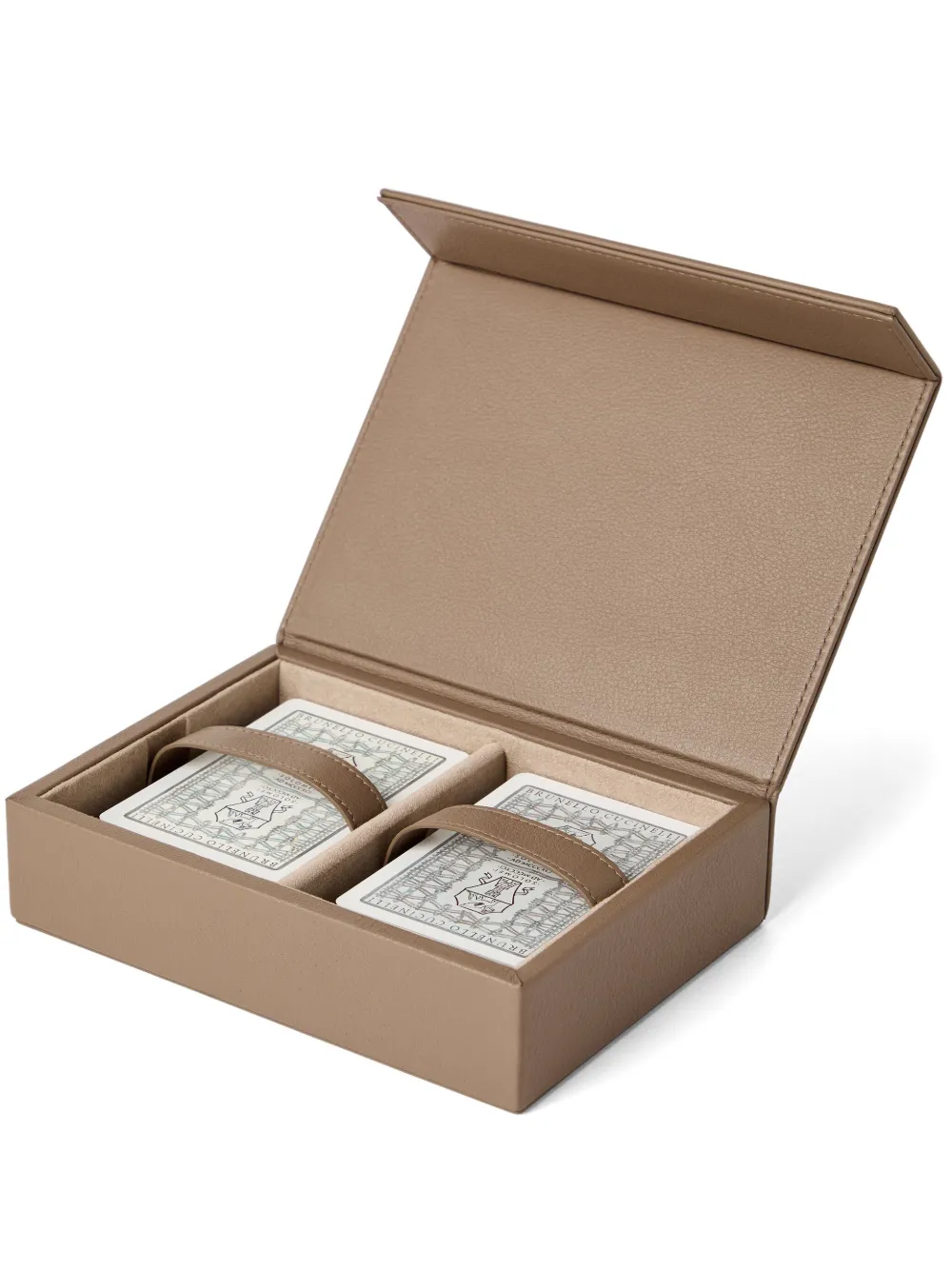 Brunello Cucinelli watercolour-effect cards (14.5cm x 6.5cm) | White | Image 1