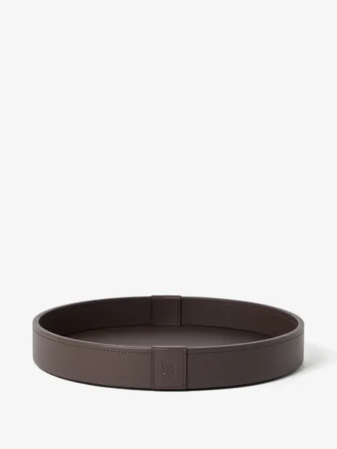 Brunello Cucinelli leather round tray